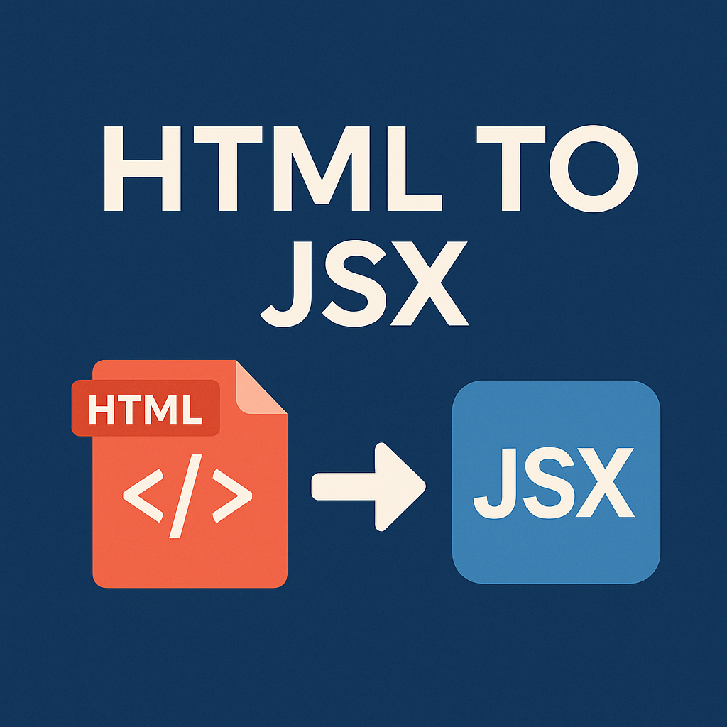 html to jsx